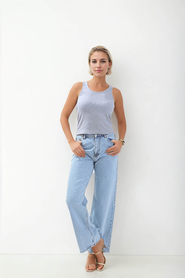 Kalın Askılı Bluz - 2