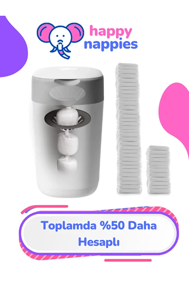 Twist & Click  ile Tam Uyumlu Yerli Üretim Çöp Poşeti – 3'lü Yedek Paket - Toplam 28.5 Metre - 3