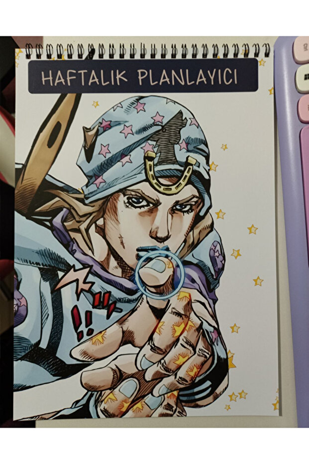 Jojo Johnny Joestar Anime Planner A4 Size 40 Sheets