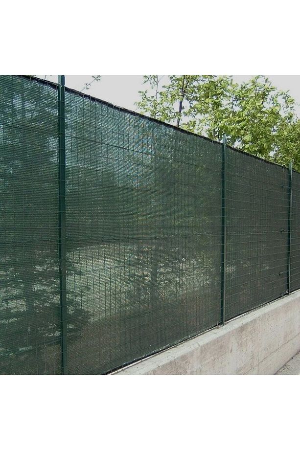 Gölge Tülü – 40lık Gölgelik File – Çit Filesi – Yeşil Renk - Düz - 2 Metre X 1 Metre - 1