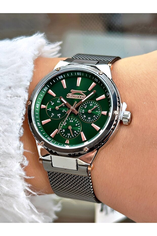 Function Smoked Color Steel Band Women's Wristwatch 2166