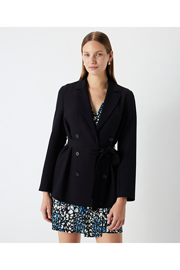 Kuşaklı blazer - 1