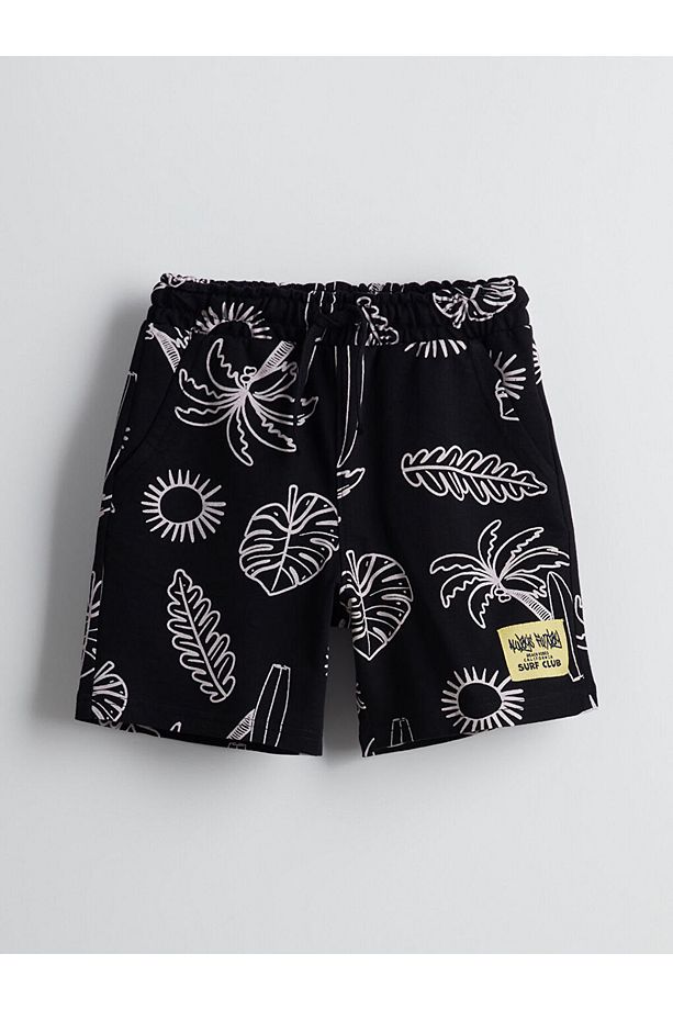 LCW Kids Beli Lastikli Erkek Çocuk Şort - 1