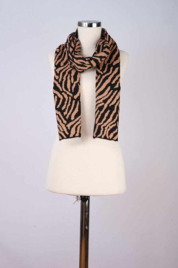 وشاح تريكو بنمط الحمار الوحشي - 3