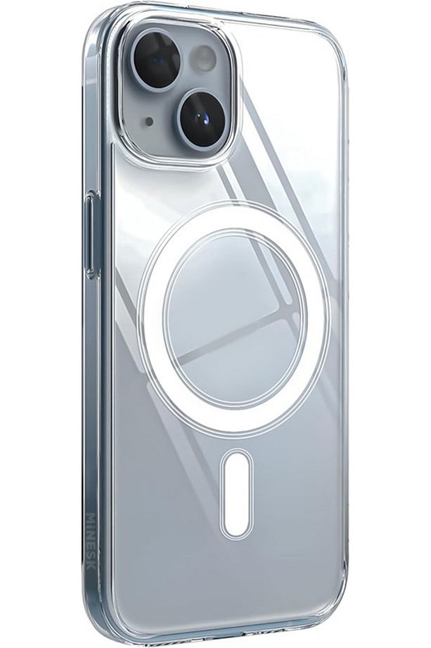 Iphone 13 - 14 Ve 15 Uyumlu Kaliteli Gerçek Magsafe Özellikli Şeffaf Kılıf - 1