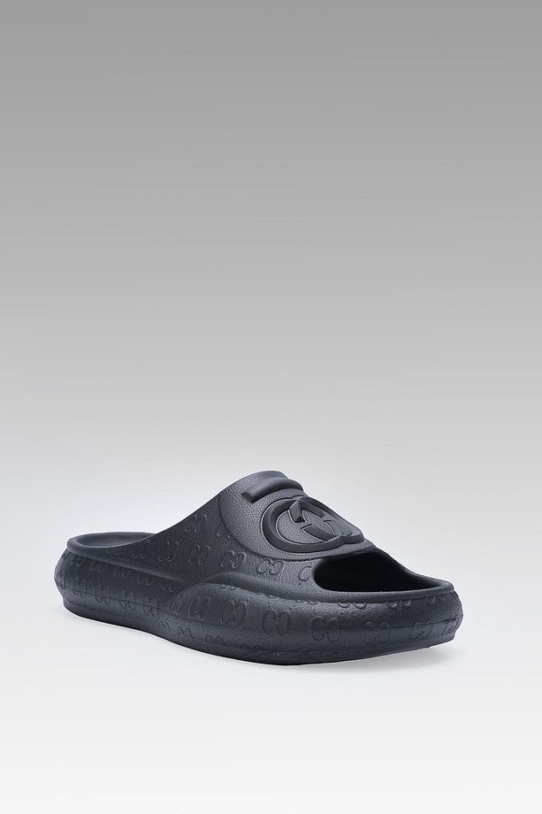 Kadın Siyah Gc Faylon Terlik 4cm BYNDFAY2091 - 5
