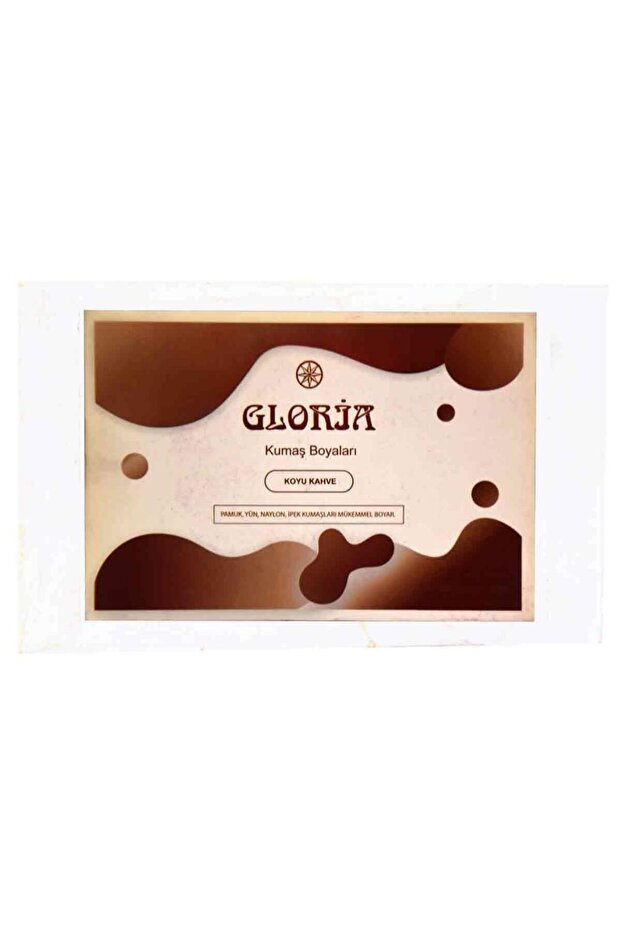 Koyu Kahve Rengi Pamuk Yün Naylon Ipek Kumaş Boyası 10 gr - 5