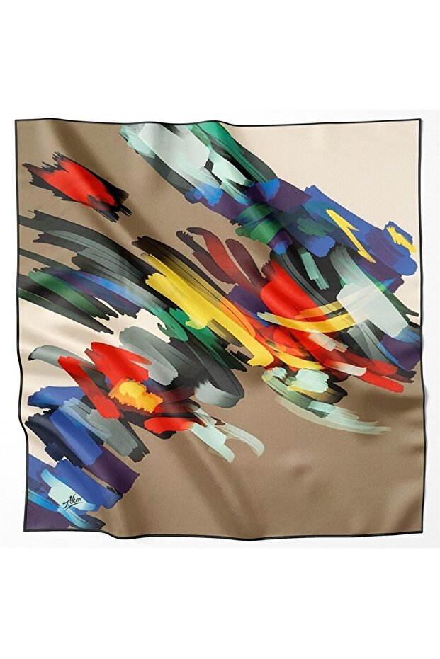 915 Polyester Twill Eşarp 8295795 - 1