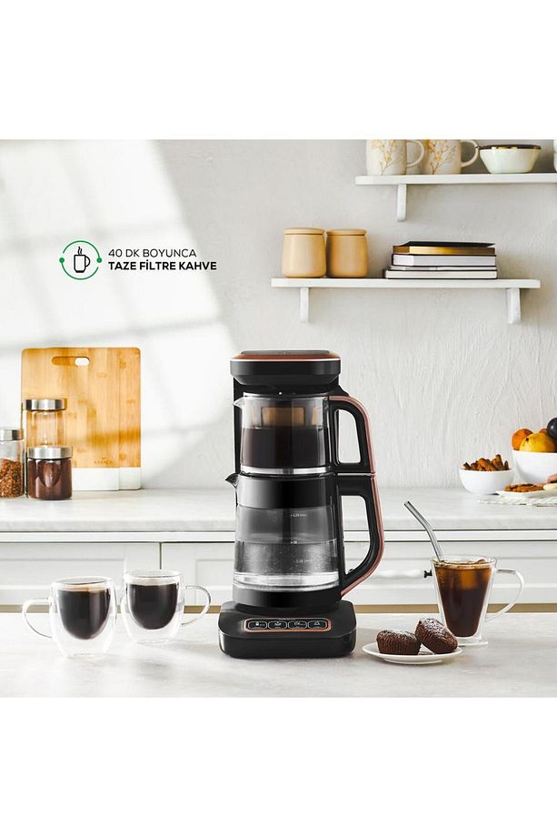 Çaysever Robotea Pro Wifi Connect 4 In 1 Konuşan Otomatik Cam Çay Ve Filtre Kahve Makinesi - 5