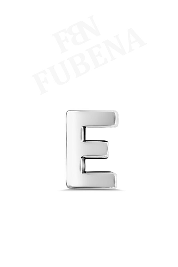E Harfi Gümüş Charm - 1