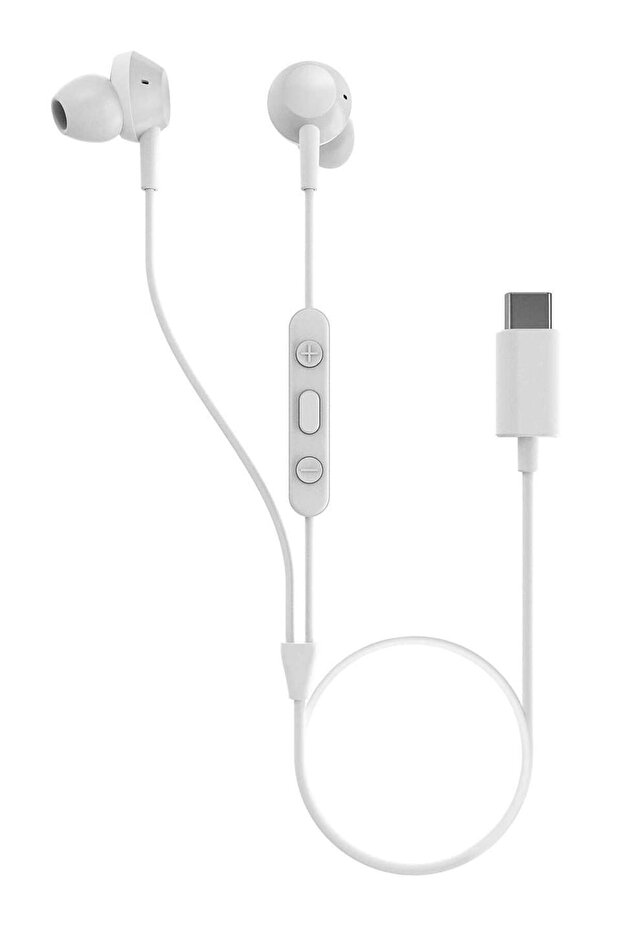 TAE5008WT/00 -- سماعات رأس سلكية من Philips مع ميكروفون وموصل USB-C، باللون الأبيض
