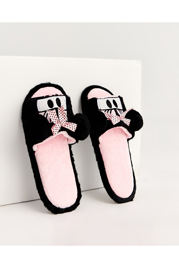 Kadın BOBİ Figürlü Ev Terliği - 3