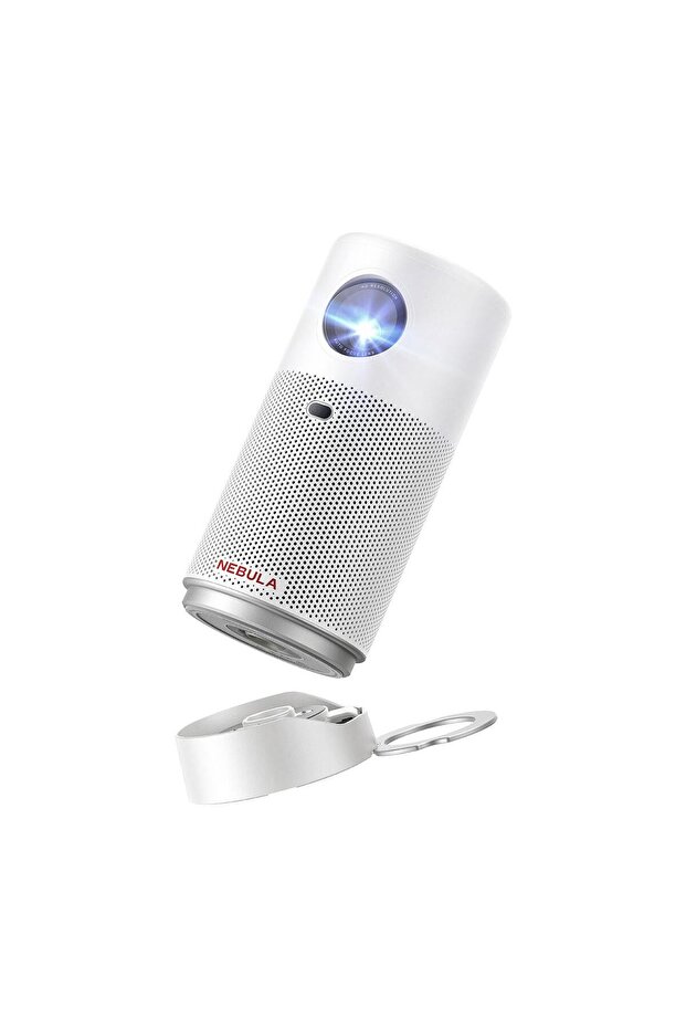 Nebula Capsule Air Dünyanın En Küçük Google Tv Projeksiyon Cihazı, Beyaz - D4112 - 1
