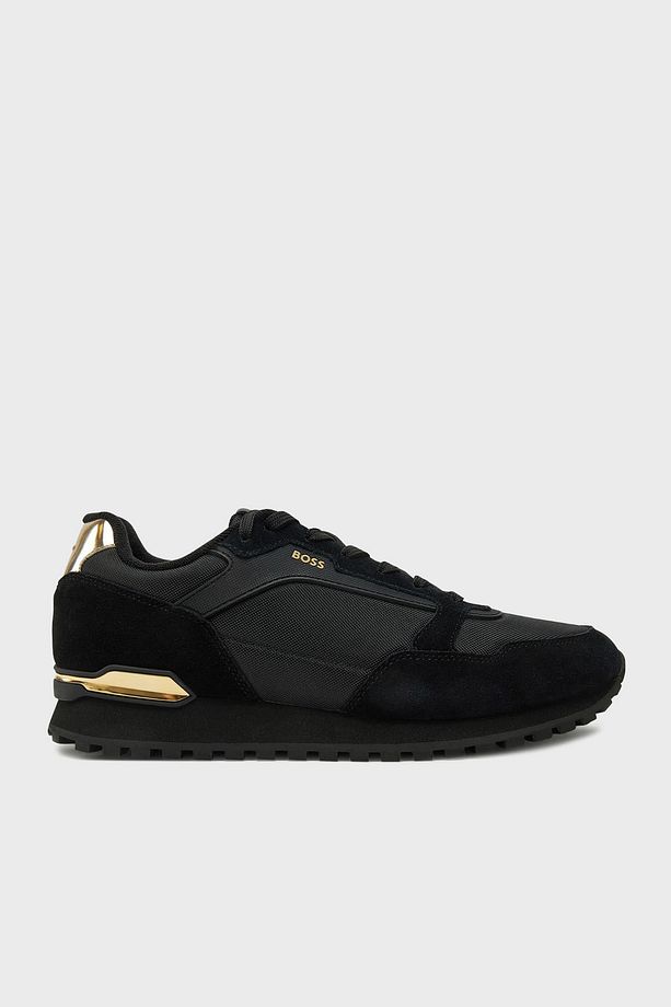 Logolu Süet Detaylı Sneaker Ayakkabı Erkek AYAKKABI 50523221 007 - 1
