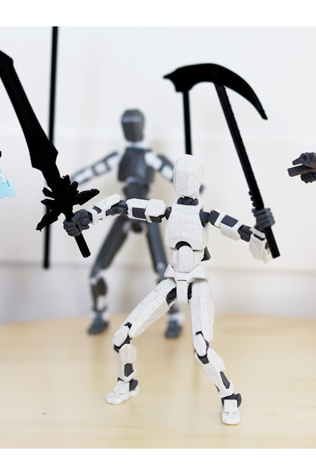 DUMMY13 الأبيض - جميع المفاصل المتحركة - 2