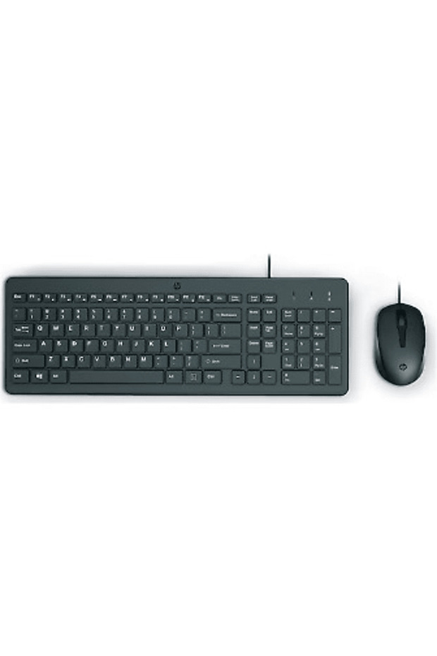 150 Wired Kablolu Q Klavye Mouse Seti Siyah - 1