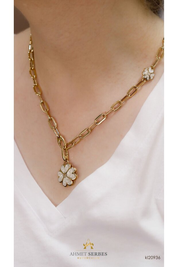 Cetaş Eterna Yonca Kolye - 1