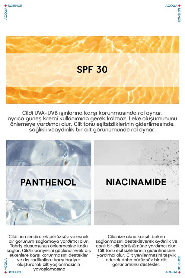 Acquaboost Yoğun Nemlendirici & Uva-uvb Korumalı Yüz Kremi 50 ml - 4