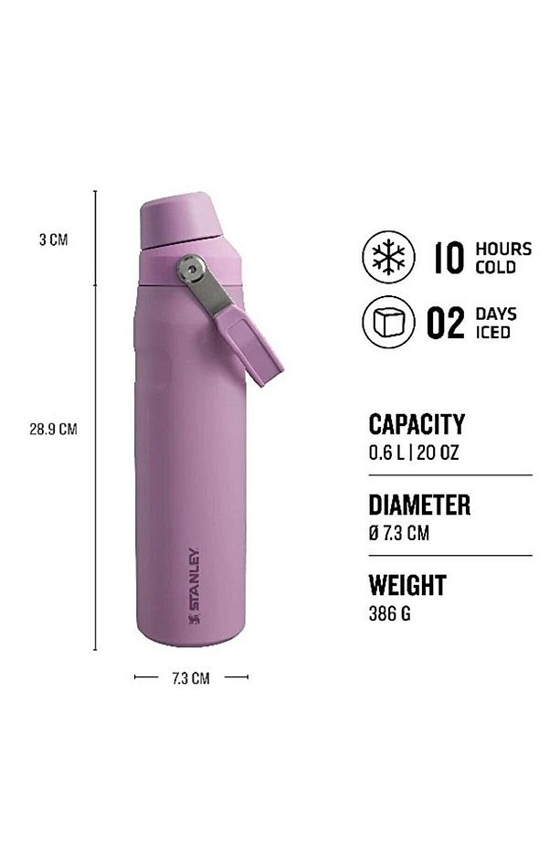The Aerolight™ IceFlow™ Water Bottle Fast Flow 0.6L / 20oz Lilac Termos - 2