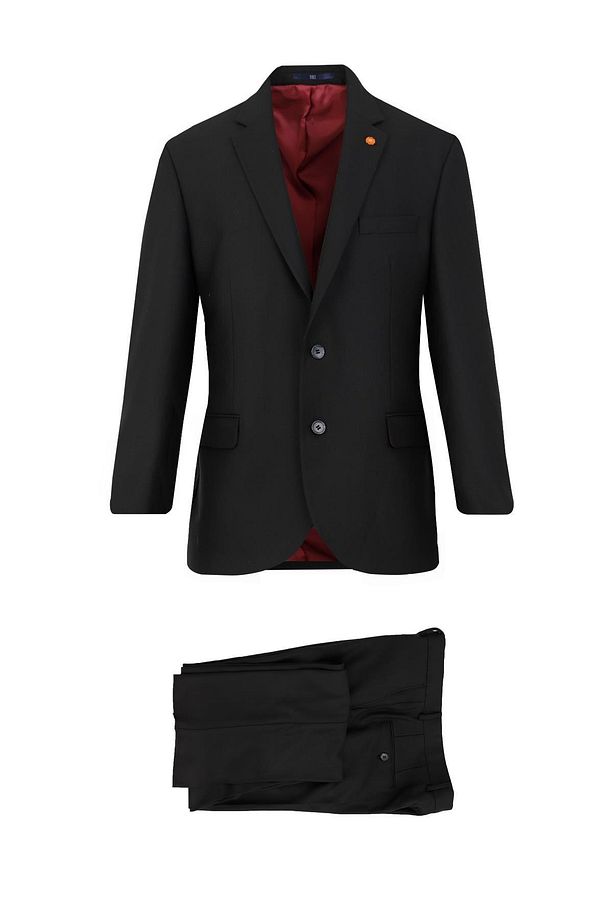 SİYAH Comfort Fit 6 Drop Takım Elbise - 1