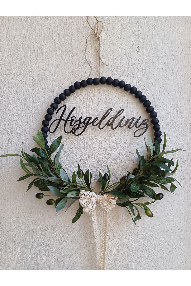 Zeytin dalı  welcome kapi süsü  duvar dekoru  hediyelik - 1