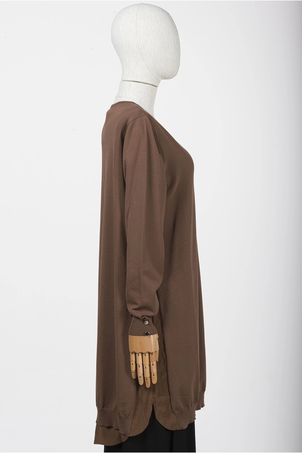 5860 Toprak Triko Tunik - 2