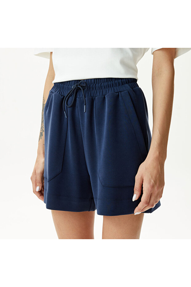 Kadın Lacivert Şort - 5
