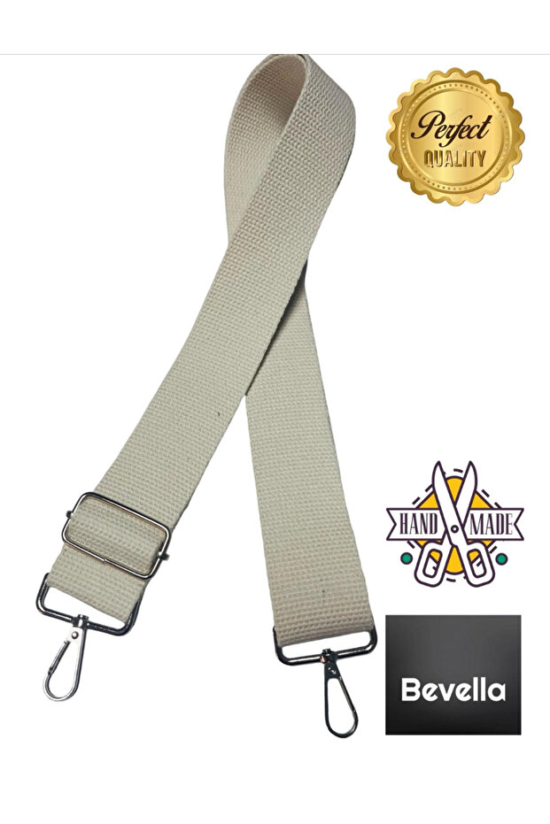 Woven Cotton Column Adjustable Bag Handle - Phone Strap (130 cm)