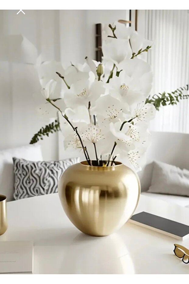 Nordic Style Bohemian Ceramic Trend Design Gold Topic Vase