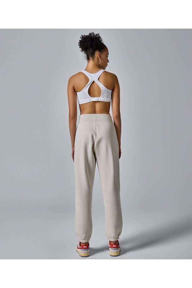 Sportswear Phoenix Fleece High-Rise Krem Kadın Eşofman Altı - 4