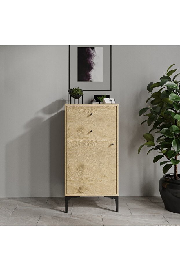 Focus Şifonyer Meşe (%100MDF) - 2