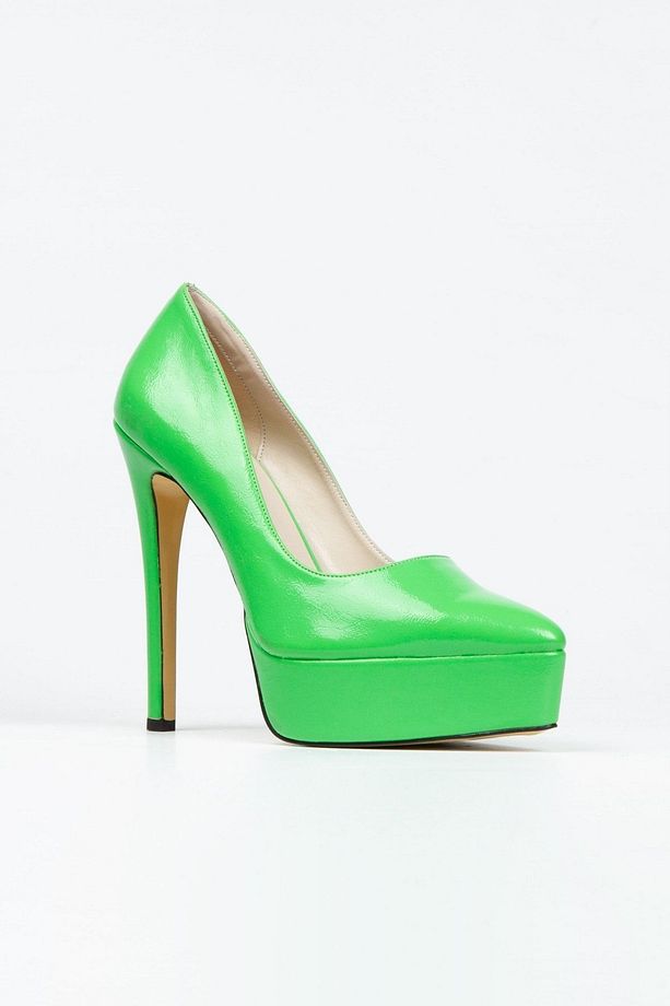 Kadın Yüksek Platform Topuklu Stiletto Abiye Ayakkabı - 3