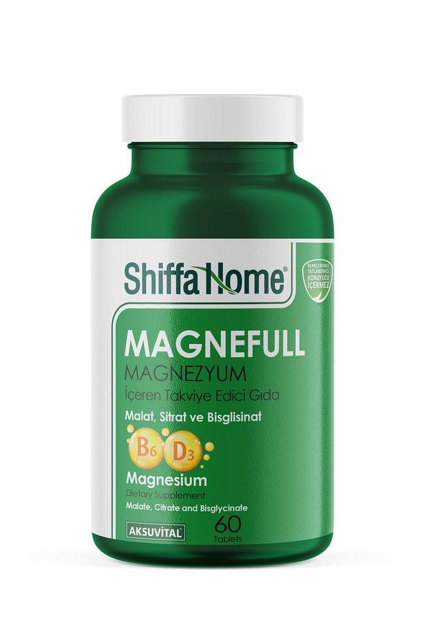 Magnefull- Magnezyum Sitrat, Malat ve Bisglisinat - 60 Tablet - 5