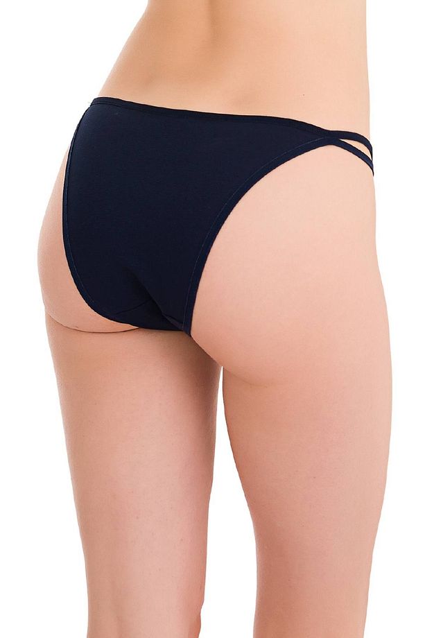 1025 Çift Ip-taş Detaylı Bikini Külot Paketi 1025-v2 - 3