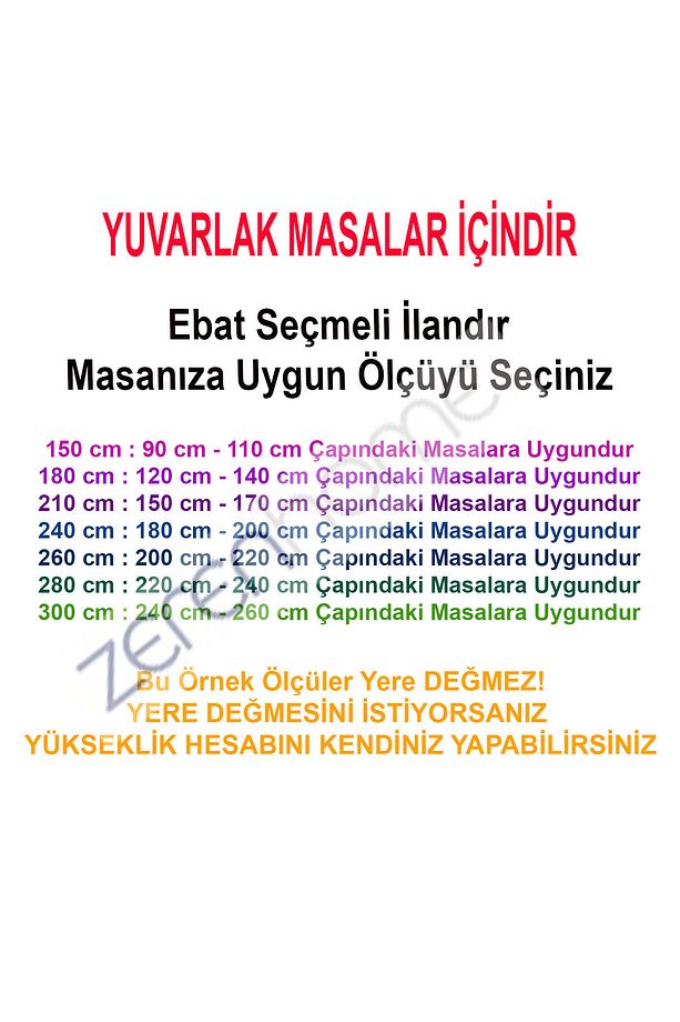Leke Tutmaz Dertsiz Yuvarlak Masa Örtüsü Assos Antrasit - 3