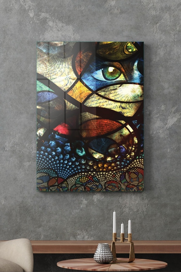 Glass Table Mixed Pattern - 4