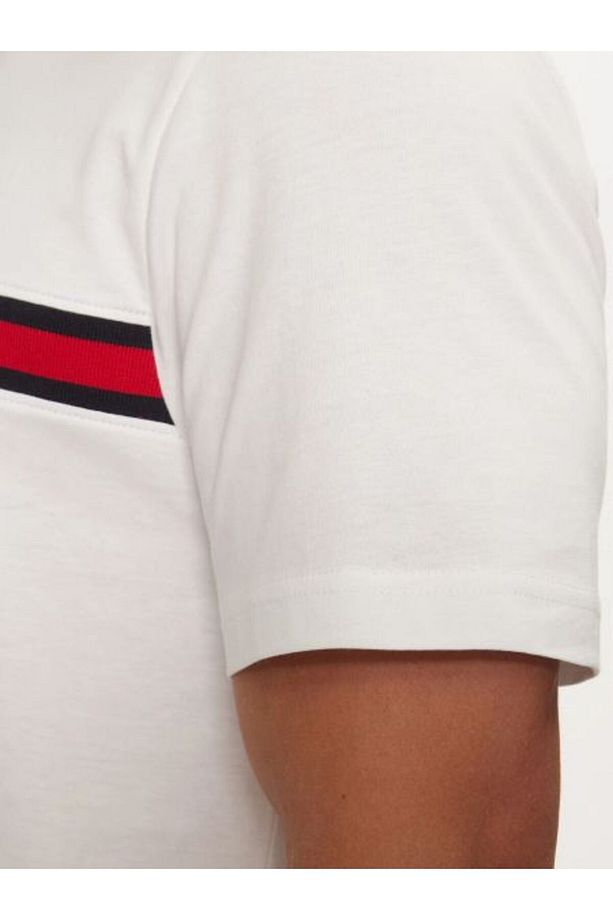 HILFIGER CHEST INSERT TEE - 5