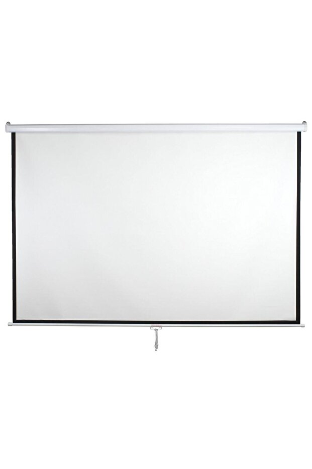 AX-24 240x200 cm Storlu Manuel Projeksiyon Perdesi (Arkası Siyah Fonlu) - 2