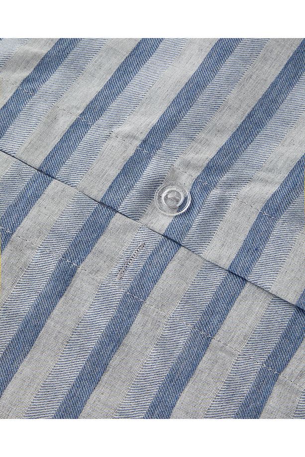 Elite Lines Ipliği Boyalı Tek Kişilik Nevresim Takımı Lacivert 160 X 220 Cm - 5