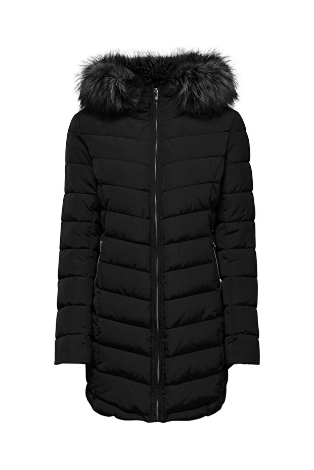 Kadın Siyah Mont - 2