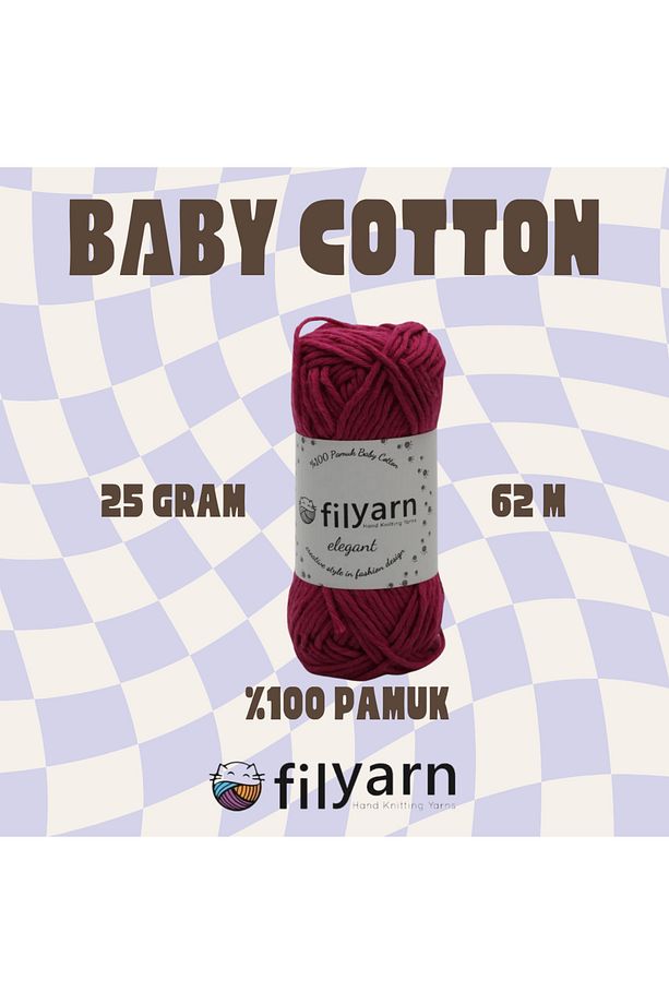 Baby Cotton El Örgü Ipi 25 gram Oeko-tex Sertifikalı Pamuk Ipi Bebek Ipi Yelek Ipi Punch Ipi - 3