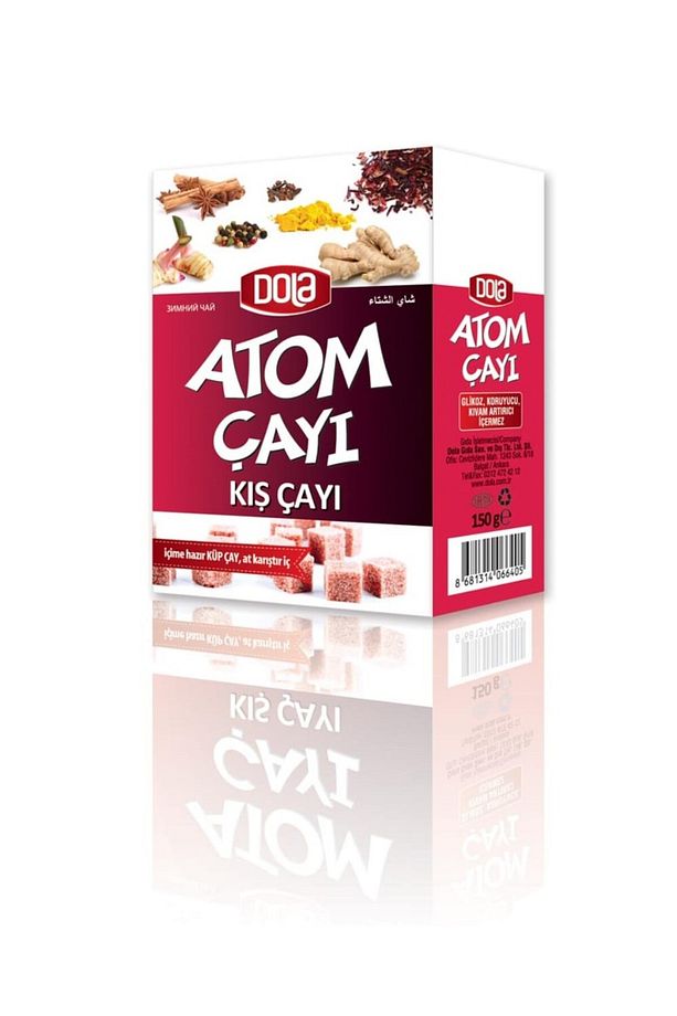 Atom Çayı 4'lü Paket Kış Çayı-nane Limon-ıhlamur Ve Propolis Çayı - 4