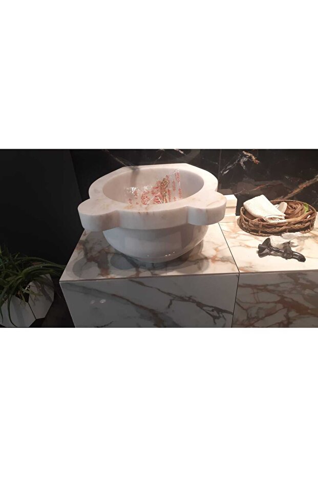 BEYAZ MERMER KURNA - 1