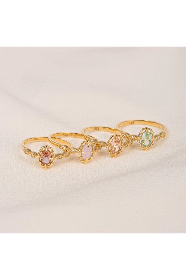 0.60 Karat Zultanit Taşlı Gelin Başı Modern Tasarım Tek Taş 925 Ayar Evlilik Teklifi Gümüş Yüzük - 6