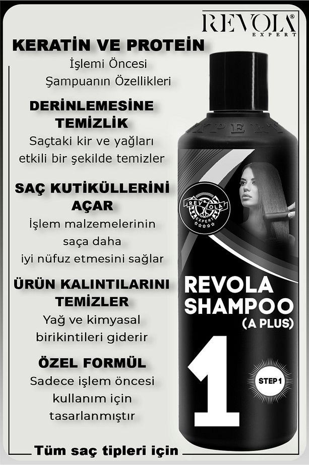 Keratin ve protein öncesi derinlemesine temizlik şampuanı - Saç kutiküllerini açar ve yağı giderir - 2