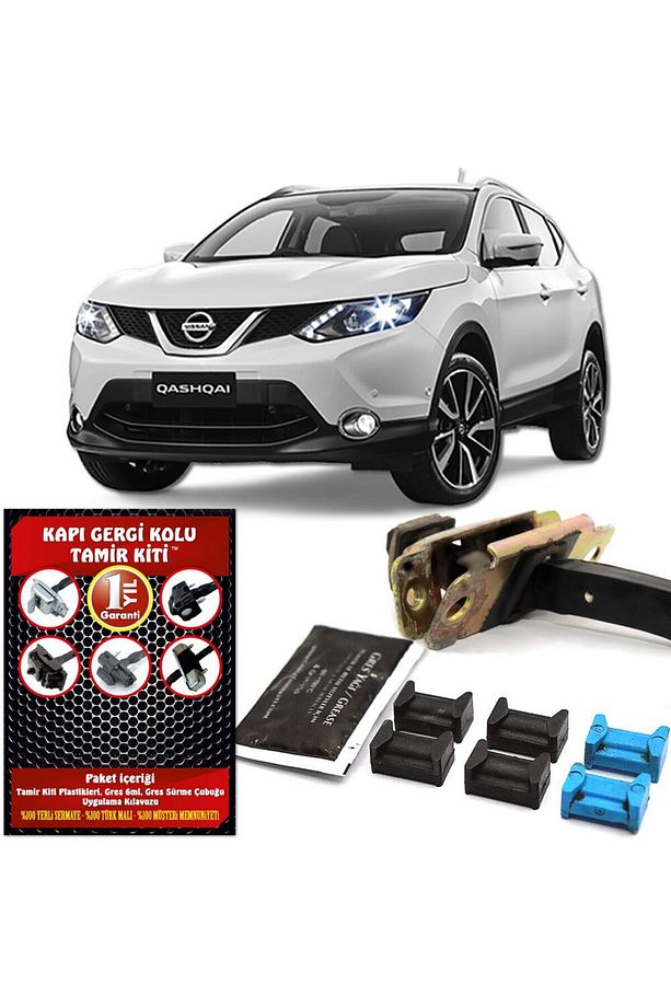 Nissan Qashqai J11 Kapı Gergi Kolu (limitör) Tamir Kiti (2 Kapı Set) 2013-2020 - 1