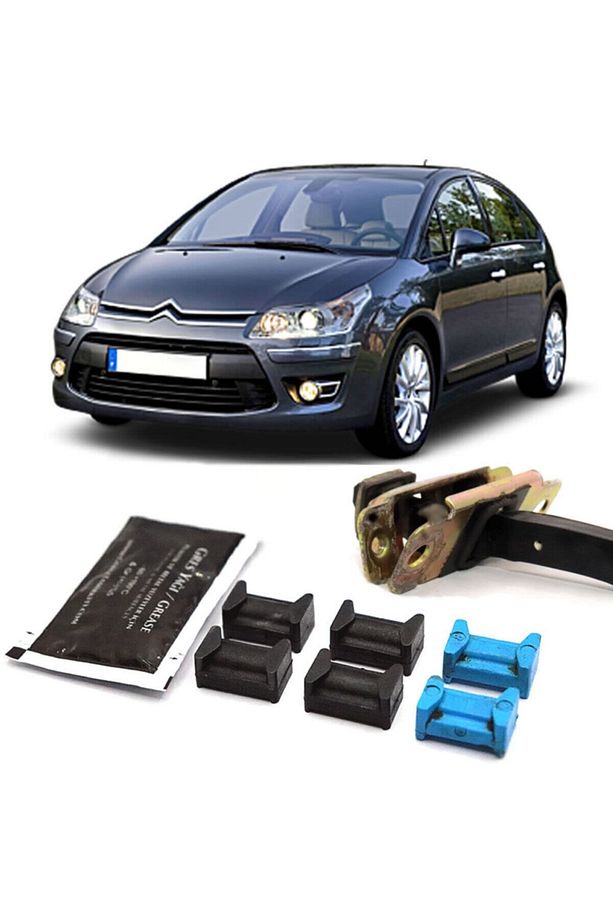 Citroen C4 Hb Ön Kapı Gergi Kolu Limitör Tamir Kiti 2004-2011 (2 Kapı Set) 2 Yıl Garanti - 1