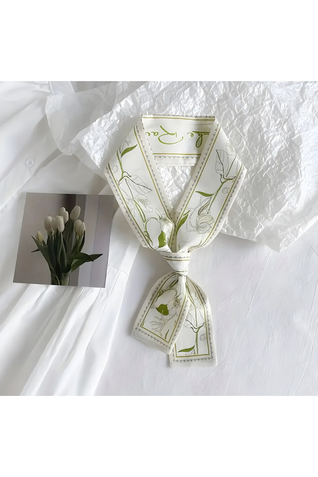 Eșarfă , Design eșarfă subțire lungă - 2