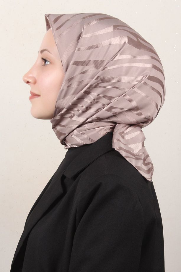 Golden Jakar Eşarp 4136-8 Açık Vizon - 2