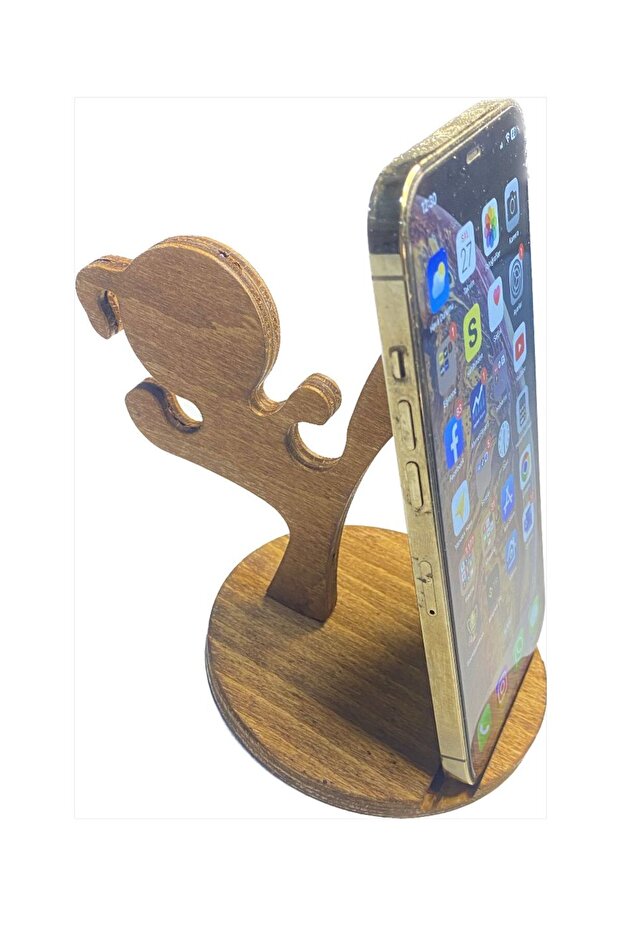 AHŞAP TELEFON STANDI TELEFON TUTUCU
